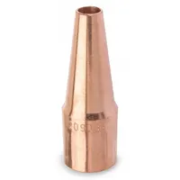 MILLER ELECTRIC Nozzle: FasTip, 3/8 in, Tapered, Copper (MPN 209035)