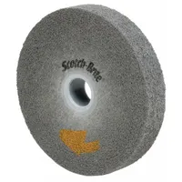 SCOTCH-BRITE Convolute Wheel: 6 in Dia x 3/4 in W, 1 in Arbor, Silicon Carbide, Fine, Hard (9), Hard (MPN 7010300989)