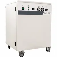 JUN-AIR Rocking Piston Compressor System: Enclosed, Oil Free, 2 hp, 4.7 cfm, 120 psi Max Op Pressure (MPN 1206061)
