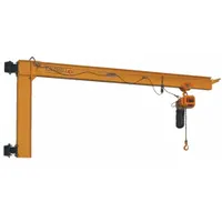 CALDWELL Jib Crane: Wall Mounted, 1,000 lb Load Capacity, 20 ft Overall Beam Lg (MPN E180-1/2-20)