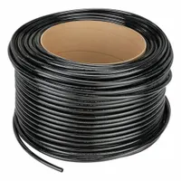 PARKER Tubing: Polyurethane, ID 10 mm, OD 12 mm, 500 ft Lg, Black (MPN 95UM-12X2-BLK-0500)