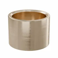 Sleeve Bearing: Bronze, SAE 841, 1 1/8 in Bore, 1 3/8 in OD, 1 in Lg, -35°F to 300°F, 10 PK (MPN AA1332-04B)