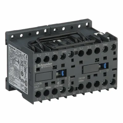SCHNEIDER LC2K0601U7 Miniature Reversing IEC Contactor - Miniature, Reversing IEC Contactors