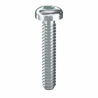 TAMPER PRUF SCREW Machine Screw: #6-32 Thread Size, 3/4 in Lg, Steel, Zinc-Plated, Pan, Torx/Star - Pan Head Machine Screws