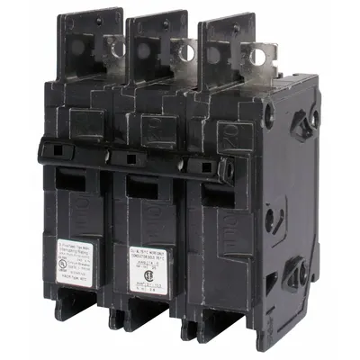 SIEMENS Miniature Circuit Breaker: 45 A Amps, 240V AC, 3 Poles - BQ & BQH Series, Bolt-On Siemens Miniature Circuit Breakers