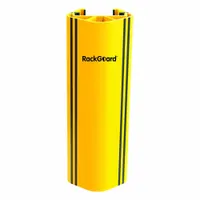 A-SAFE Pallet Rack Upright Protector: Snap-On, On Upright, 600 mm, Polymer, Yellow, iFlex RackGuard (MPN P-03-01-0022)