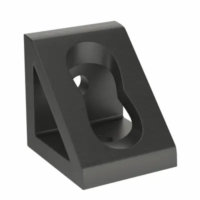 80/20 Inside Corner Bracket: Gusseted Inside-Corner Bracket, 10 Series, 1 in x 7/8 in x 1 in - Inside Corner Brackets