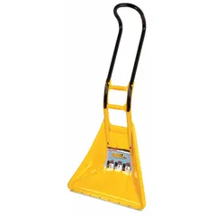 APPROVED VENDOR Snow Pusher, 21 in Blade Length, 13 1/4 in Blade Width, 48 in Handle, Integrated Mid-Grip, 1625300