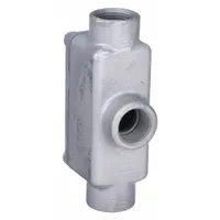 Conduit Outlet Body: Iron, Triple Coat Epoxy Coating, 3/4 in Trade Size, TB Body, Threaded (MPN ERTB75)