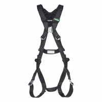 MSA Fall Protection Harnesses: Arc Flash, 400 lb Wt Capacity, Vest Harness, Quick-Connect / Tongue (MPN 10252212)