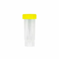 APPROVED VENDOR PPCO Centrifuge Tube, 30 mL, Natural, Yellow Closure, Graduated