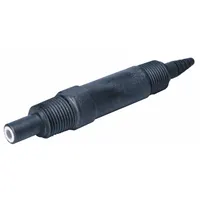 SENSOREX Electrode: S268CD, pH, 0 to 14 pH, Flat, 3.05 m Cable Lg, Tinned Leads (TL), Double