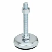 JW WINCO Male-End Leveling Mount: Swiveling Stud, 1/2"-13 Thread Size, 3.94 in, 2,473 lbf Capacity (MPN 30-100-1/2X13-100-A1-SK)