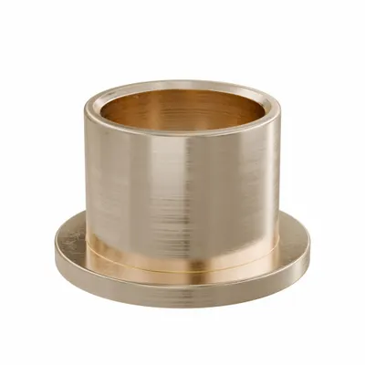 OILITE Flanged Sleeve Bearing: Bronze, SAE 841, 5/8 in Bore, 3/4 in OD, 5/8 in Lg - Lubricated General Purpose Metallic Flanged Sleeve Bearings