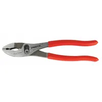 Slip Joint Plier: 3/4 in Max Jaw Opening, 8 in Overall Lg, 2 1/8 in Jaw Lg, Std Cushion Grip (MPN J278GXL)