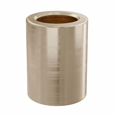 OILITE Sleeve Bearing: Bronze, SAE 841, 8 mm Bore, 12 mm OD, 16 mm Lg, 49,938 lb/sq in-fpm Max PV - Lubricated General Purpose Metallic Sleeve Bearings