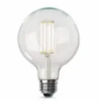 FEIT ELECTRIC Compact LED Bulb: Medium Screw (E26), LED, (G) Globe, G40, 11 W Watt, 2700K, Clear (MPN G40100/927CA/FIL)