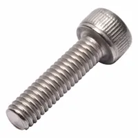 Socket Head Cap Screw: M4x0.70 Thread Size, 15 mm Lg, Std, Plain, Titanium, Grade 2, 4 mm Head Ht (MPN 0107616)