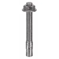 MKT FASTENING Wedge Anchor: 4 1/4 in Overall Lg, 1/2 in Dia, 1/2"-13 Thread Size, Plain, 10 PK (MPN 271241S)