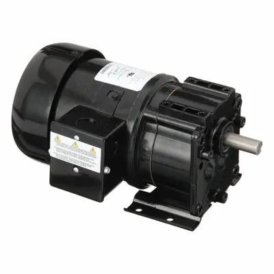 Dayton Gearmotor: Parallel, Single Output Shaft, Split-Phase, TEFC, 27 RPM - Parallel Shaft AC Gearmotors