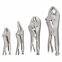 Locking Pliers: Curved/Flat/Long Nose, 2 1/8 in_1 7/16 in_1 11/32 in_2 15/32 in Max Jaw Opening
