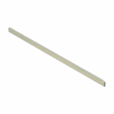 KHK GEARS Gear Rack: Rectangular, Module m 0.5, 300 mm Lg., Brass - Rectangular & Square Metric Gear Racks