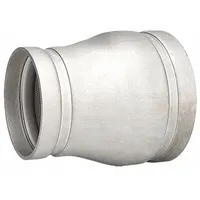 Metal Pipe Straight: 316 Stainless Steel, 3 in x 2 1/2 in, 5 in Lg (MPN 1330008535)