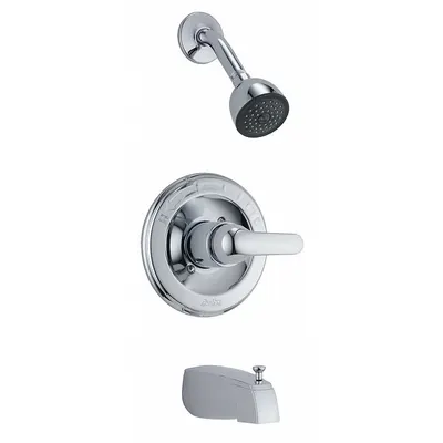 Delta Shower Head Kit: Classic Collection, 1.75 gpm Fixed Showerhead Flow Rate - Bathtub Spout & Fixed Showerhead Faucet Combinations