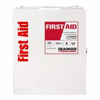 FIRST AID ONLY First Aid Kit and Housing: 94 Components, ANSI/ISEA Z308.1-2021, Type I/II, Class A (MPN 52007-021)