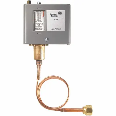 JOHNSON CONTROLS High Pressure Control: High Limit, Manual Reset, 50 psi to 500 psi, 35 psi to 200 psi - Single-Pressure Controls