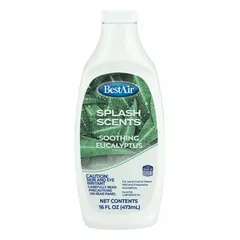 This 16 oz container of eucalyptus essential oil is formulated for use in humidifier systems to introduce a soothing aroma. Suitable for commercial or industrial environments where air treatment and ambiance are desired.