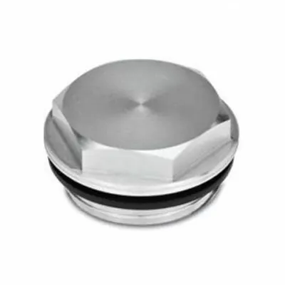 JW WINCO Threaded Plug: Aluminum, NBR Seal, Metric Fine, M14x1.5 Thd - Aluminum Threaded Plugs