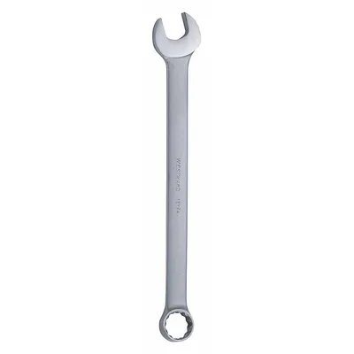 WESTWARD Combination Wrench: Alloy Steel, Satin, 1 3/8 in Head Size, 18 1/2 in Overall Lg - SAE 12-Point Combination Wrenches