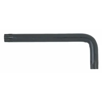 WIHA Torx Key: 2 Tips, Torx, Std End, T8 Tip Size, Short, Alloy Steel, Black Oxide - L-Shaped Torx & Torx Plus Keys