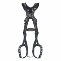 MSA Fall Protection Harness: Arc Flash, 400 lb Wt Capacity, Vest Harness, Quick-Connect / Tongue (MPN 10252166)