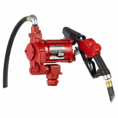 FILL-RITE Electric Drum Pump: 20 gpm Max. Flow Rate, 115 V AC, 1/3 hp HP - Bung-Mount AC-Powered Fuel Transfer Pumps