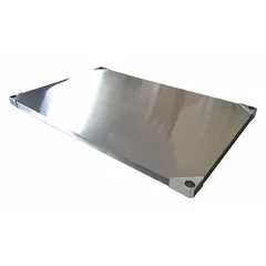Metal shelf accessory for utility carts with metal shelves. Adds an extra storage level. Compatible with manufacturer model number 2HDR1. Dimensions: 36 inches wide by 24 inches deep.