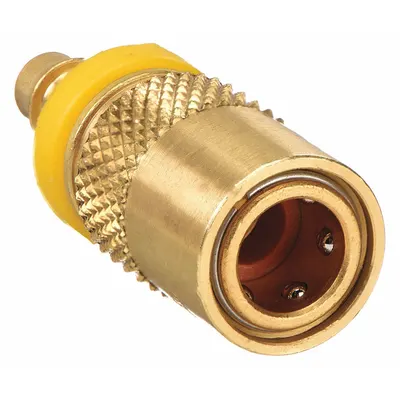 PARKER Hydraulic Quick Connect Hose Coupling: 1/4 in Coupling Size, Brass - Moldmate Series Hydraulic Quick-Connect Coupling Bodies