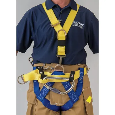 GEMTOR Rescue Harness: III, Nylon, 60 in Waist Size (Min) - NFPA Class III Harnesses