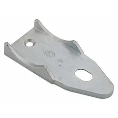 Surface mount clamp designed for use with 4 in trade size RMC conduit. Made of electroplated iron, it creates space between the conduit and mounting surface. Features elongated bolt holes for adjustment. UL Listed for wet locations.
