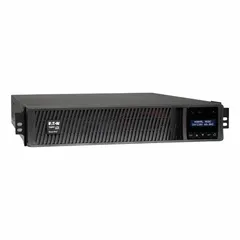 Single-phase line interactive UPS with 1 kVA power rating and 120 V AC input. Features 8 outlets with a 5-15P plug for power backup and voltage conditioning. Suitable for protecting sensitive electronics in server rooms, network closets, and industrial control systems.