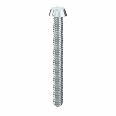 TAMPER-PRUF SCREW Tamper Resistant Screw: 1/4"-20 Thread Size, 2 1/2 in Lg, Steel, Zinc-Plated - Round Head Conical Tamper-Resistant Machine Screws