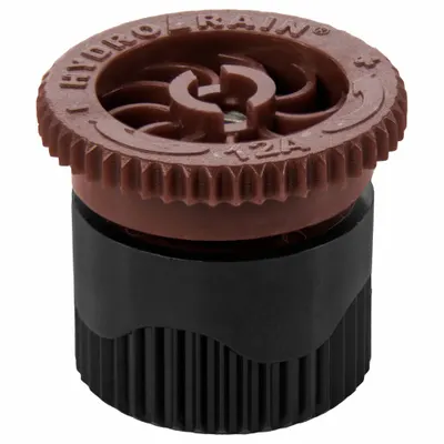 HYDRORAIN Adjustable Arc Spray Nozzle: 0° to 360°, 12 ft, 0.39 to 8.97 gpm, 15 to 30 psi - Sprinkler Nozzle Heads