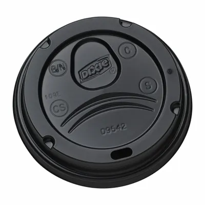 DIXIE Disposable Hot Cup Lid: For 10 oz_12 oz_16 oz_20 oz Cup Capacity, Dome/Sip Through - Sip Through Lids