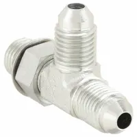 Hydraulic Hose Adapter: 5/16 in x 5/16 in x 5/16 in Fitting Size, Male x Male x Male, Rigid, Tee (MPN 203005-5-5S)