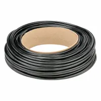 PARKER Tubing: Polyurethane, ID 3/8 in, OD 1/2 in, 250 ft Lg, Black (MPN 95U-8-062-BLK-0250)