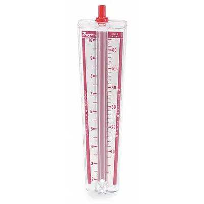 Dwyer Anemometer: 2 mph, 66 mph, Dual-Scale Direct-Reading, Air Velocity, Over 100 fpm - Dual-Scale Direct-Reading Meters