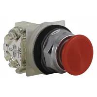 SCHNEIDER Mushroom Head Push Button: Non-Illuminated, Mushroom Head Profile, Non-Metallic, 30 mm (MPN 9001KR4RH13)