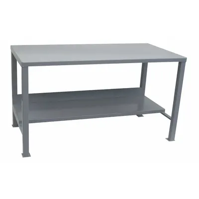 JAMCO Workbench: Fixed Ht, Steel, 72 in x 36 in, 3,000 lb Overall Load Capacity - Workbenches with Lower Shelves