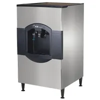 ICE-O-MATIC Ice/Water Dispenser: 180 lb Storage Capacity, Push Button, 53 1/4 in x 30 in 33 1/2 in (MPN CD40130)